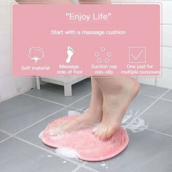 🔥🔥 Hot Sale - 45% OFF)Shower Foot & Back Scrubber, Massage Pad