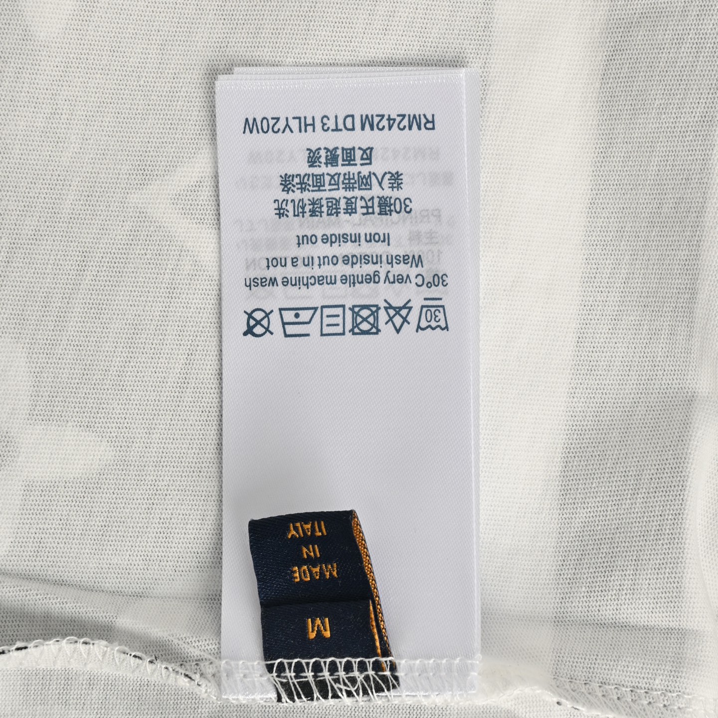 Louis Vuitton 25ss hem monogram print short sleeves