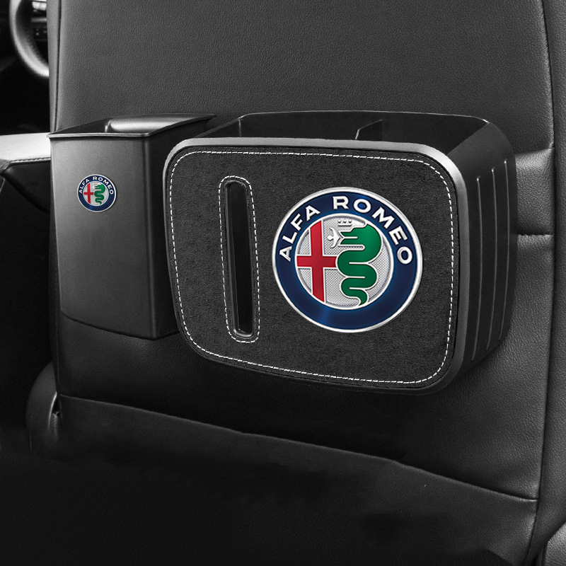 Car Multi-Compartment Garbage Storage Box
