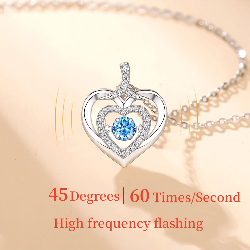 HOT SALE🔥Zirconia Heart Necklace - A necklace that beats with the frequency of the heart