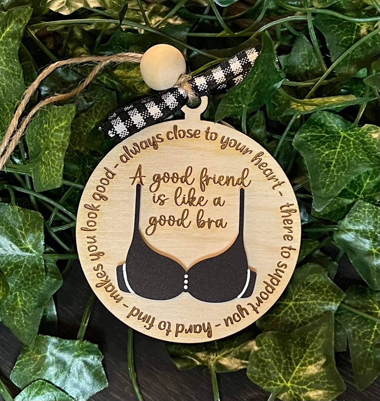 Funny Friendship Christmas Ornament