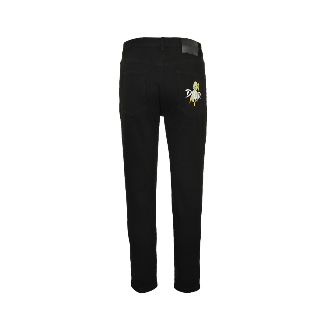 Dior 24Fw Dinosaur Back Pocket Jeans