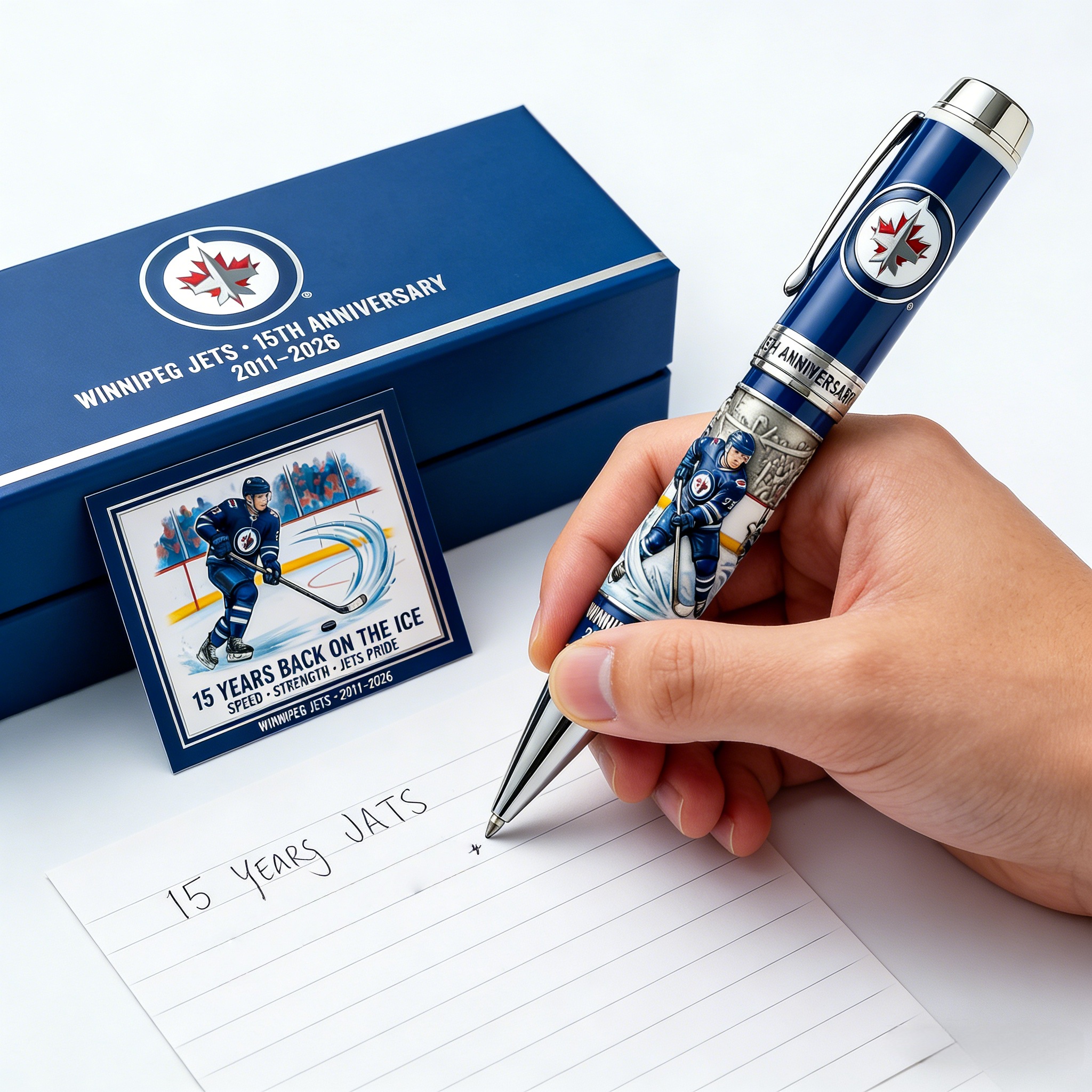 Winnipeg Jets 15th Anniversary Commemorative Pen
