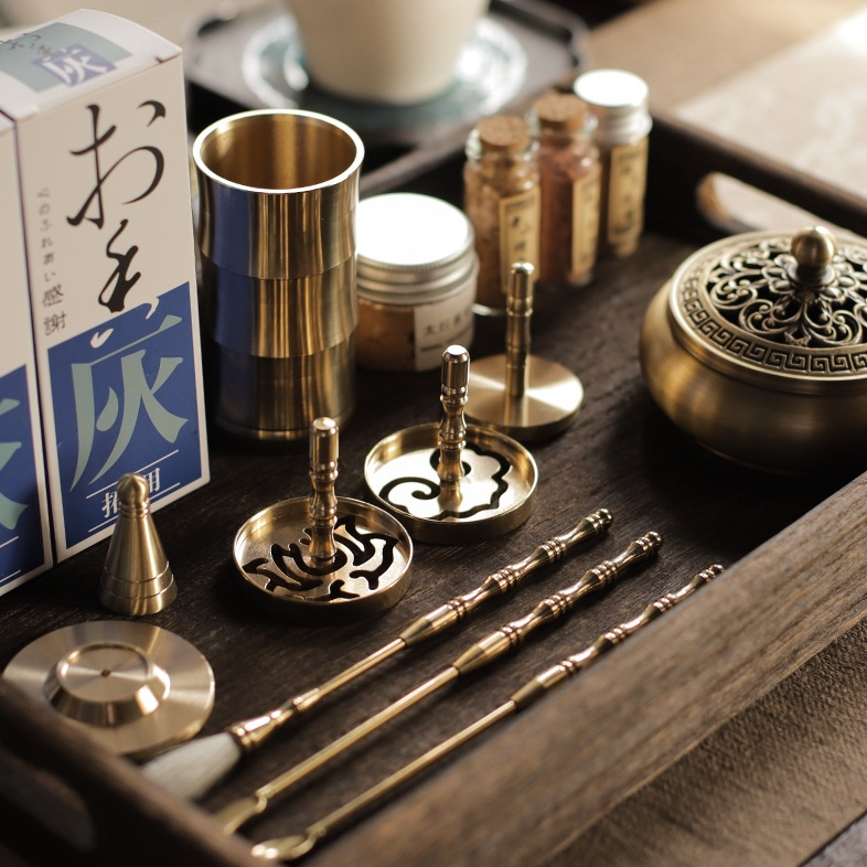 Incense Burner Kit with Incense Powder & Charcoal | 11-in-One