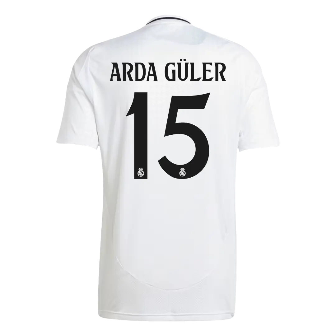 Arda Güler #15 Real Madrid home football shirt 2024/25