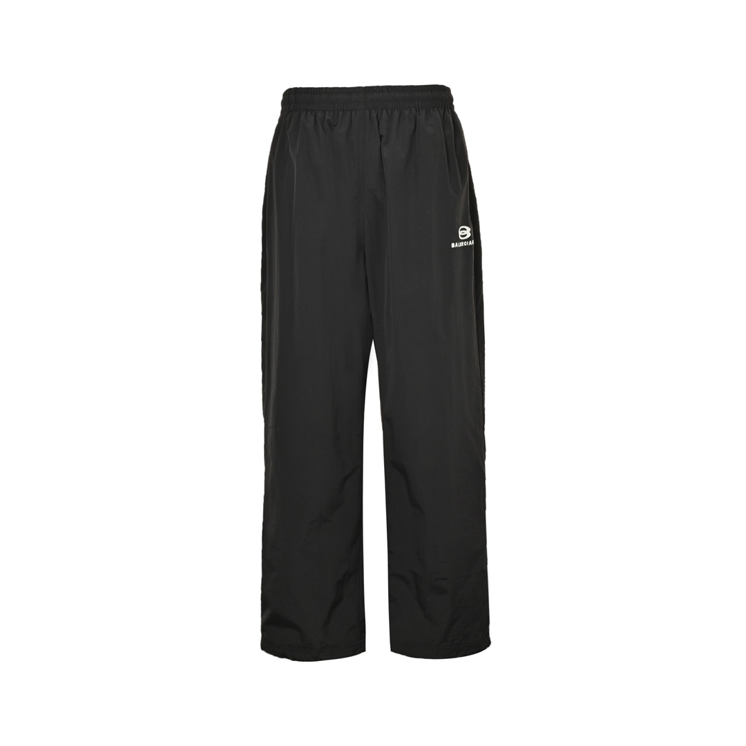 Balenciaga 24Fw double ring letter embroidered sports trousers