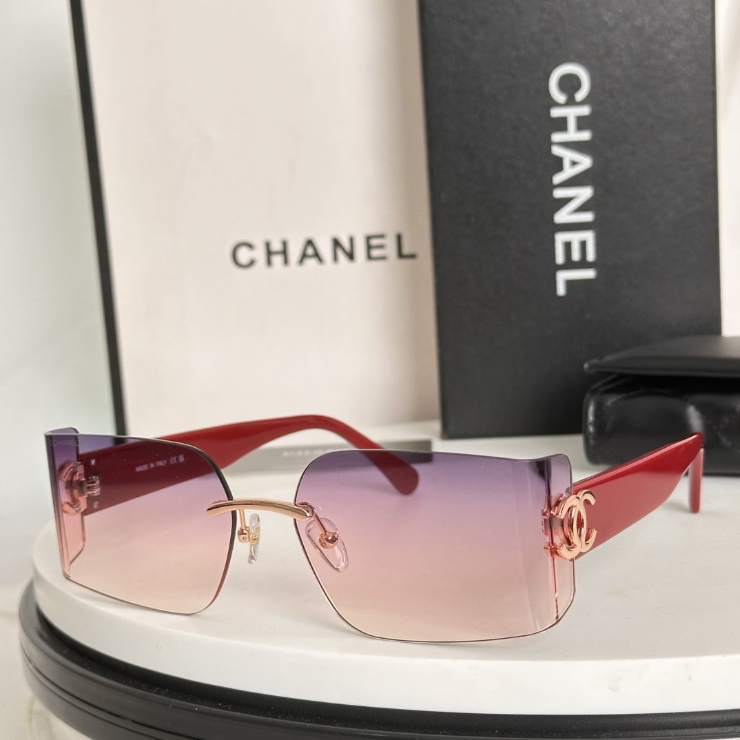 Chanel rimless sunglasses