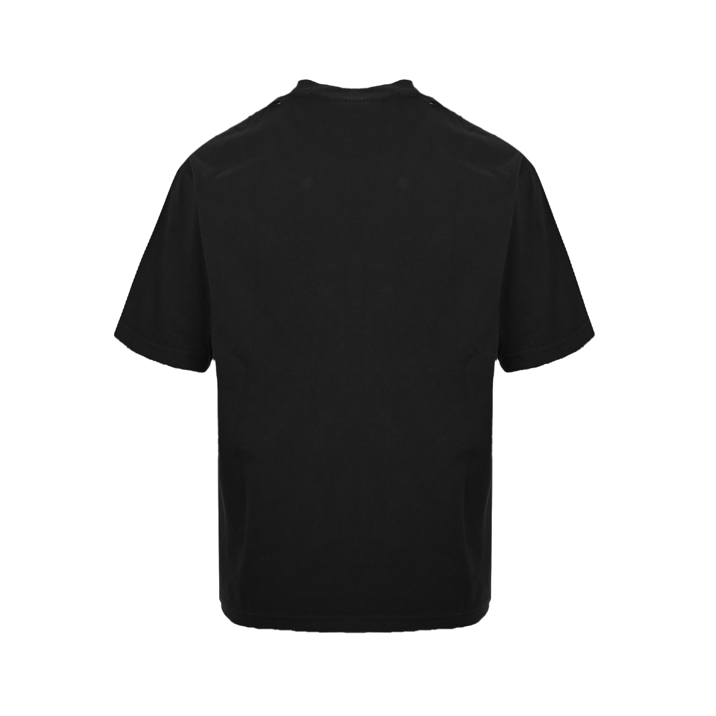 Balenciaga 25ss contrast color letter foam print short sleeves