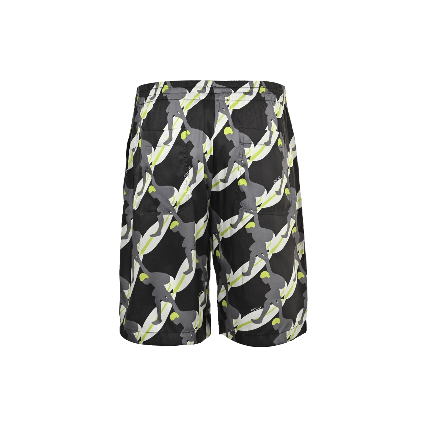 Gucci 25ss surf silk shorts set
