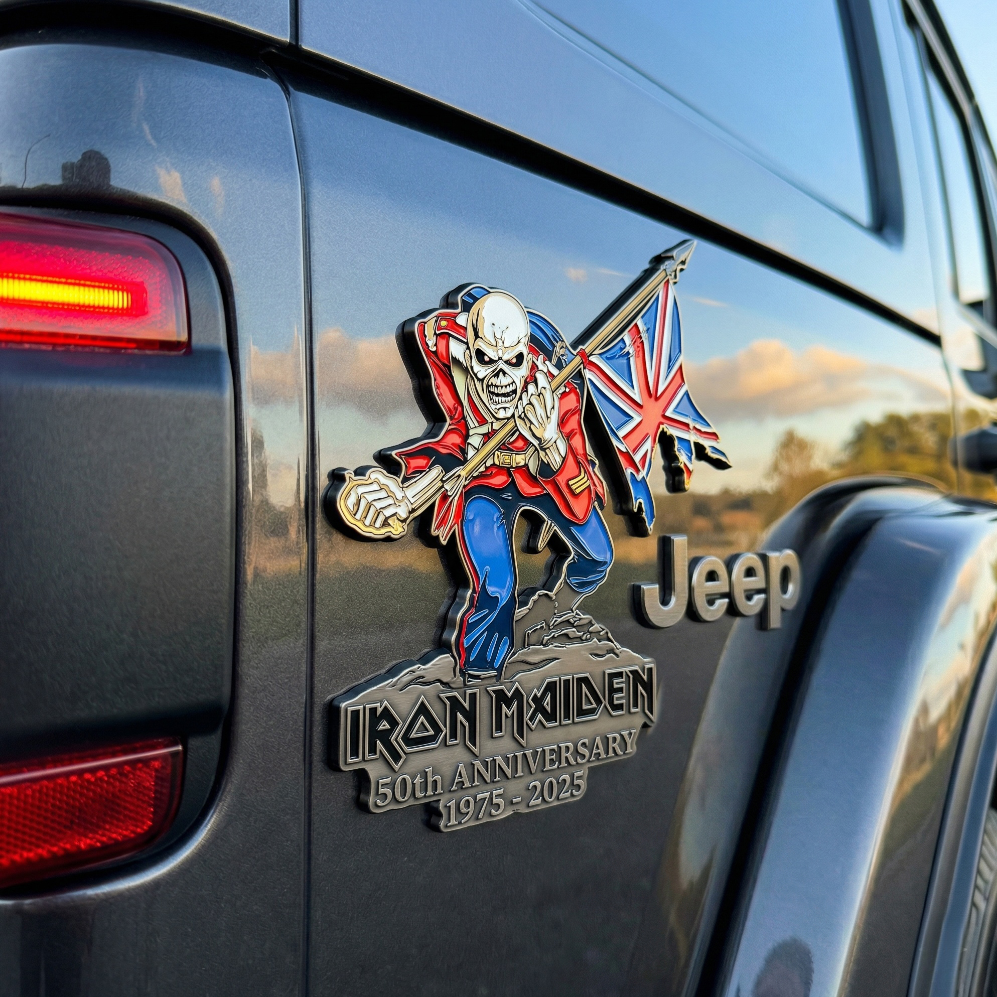 Iron Maiden 50th Anniversary Eddie Badge