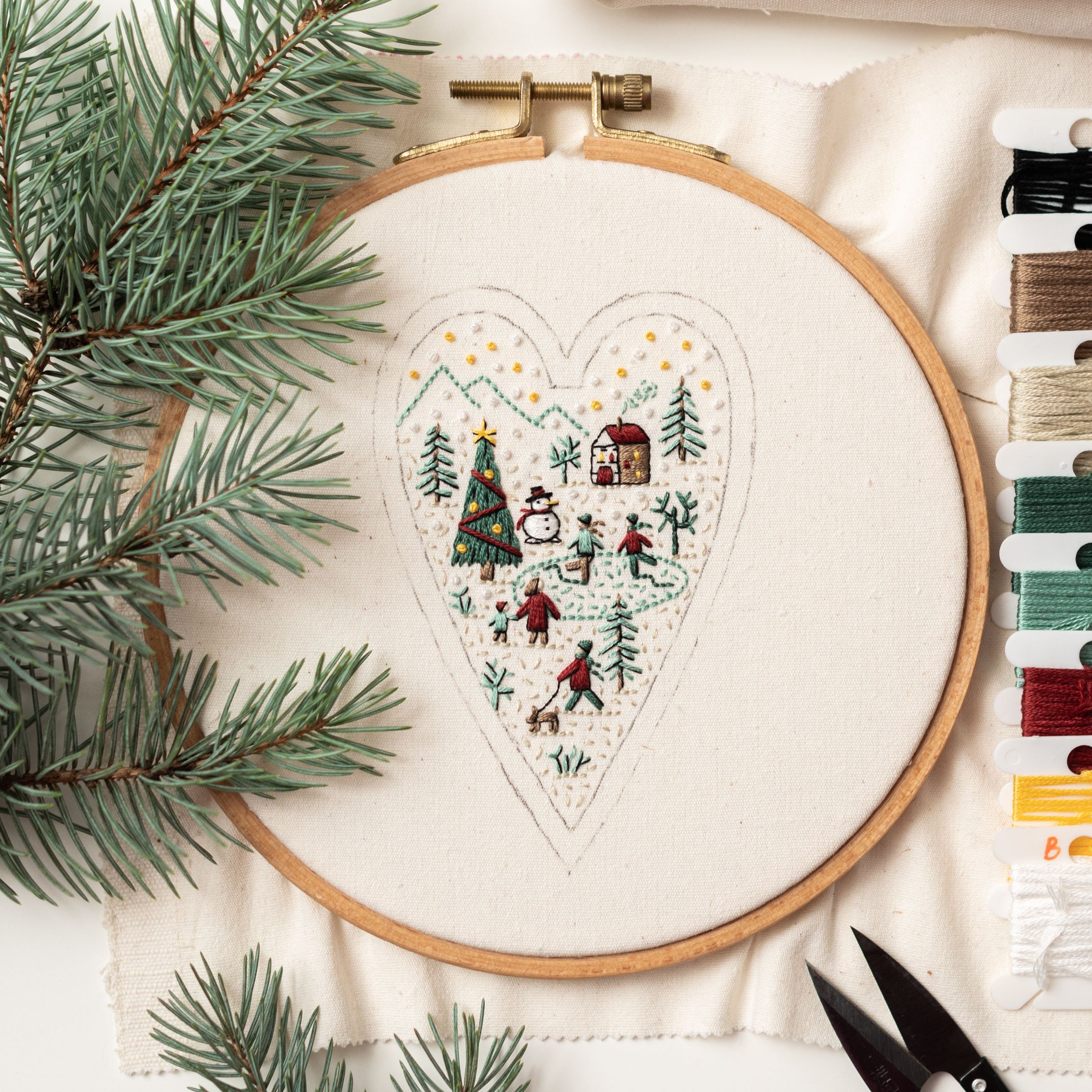 🎅2024 Christmas Promos🔥DIY Ornament for Christmas in the shape of a heart