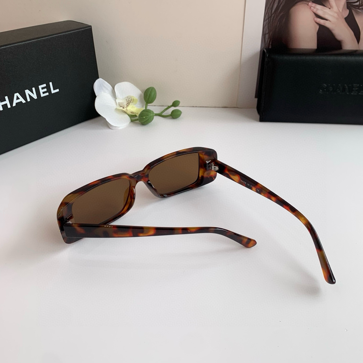 Chanel round frame sunglasses