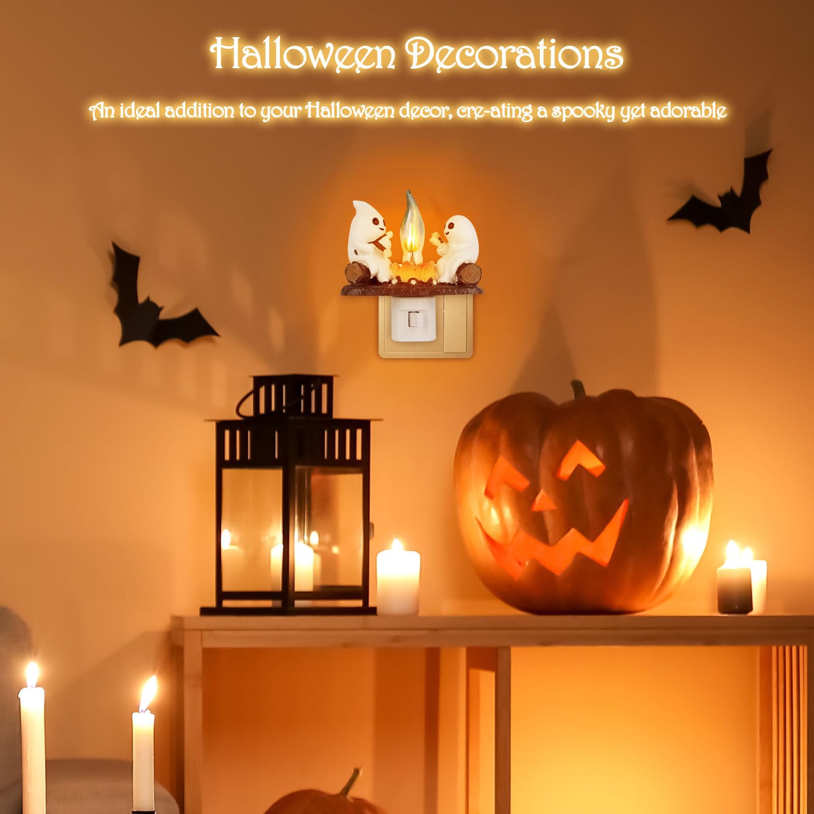 🔥Super Sale - 49% OFF🔥Ghost Campfire Flickering Night Light