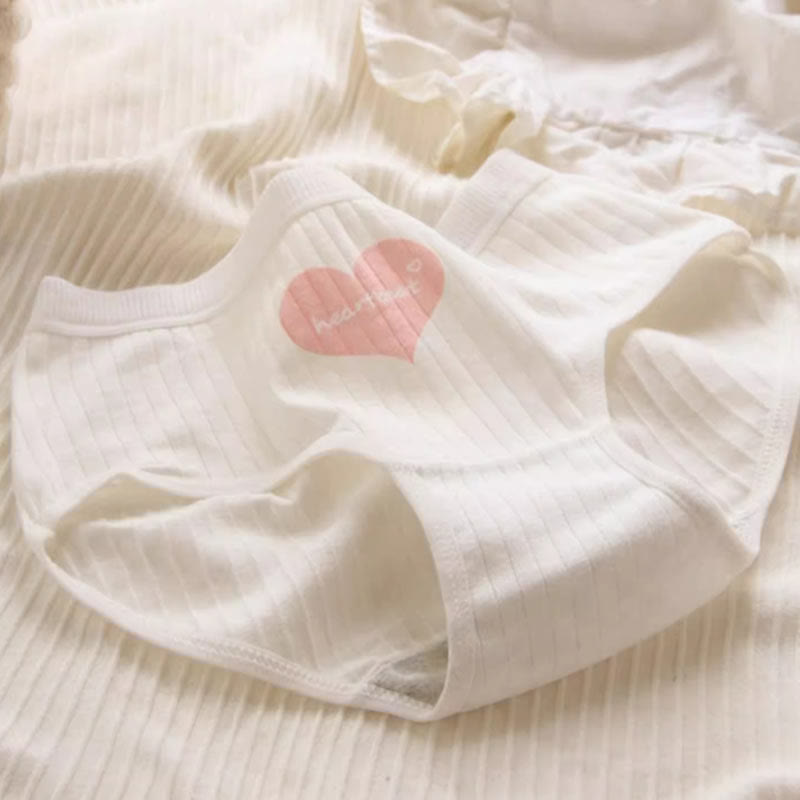 5 Pack Stripe Bunny Print Panty Set