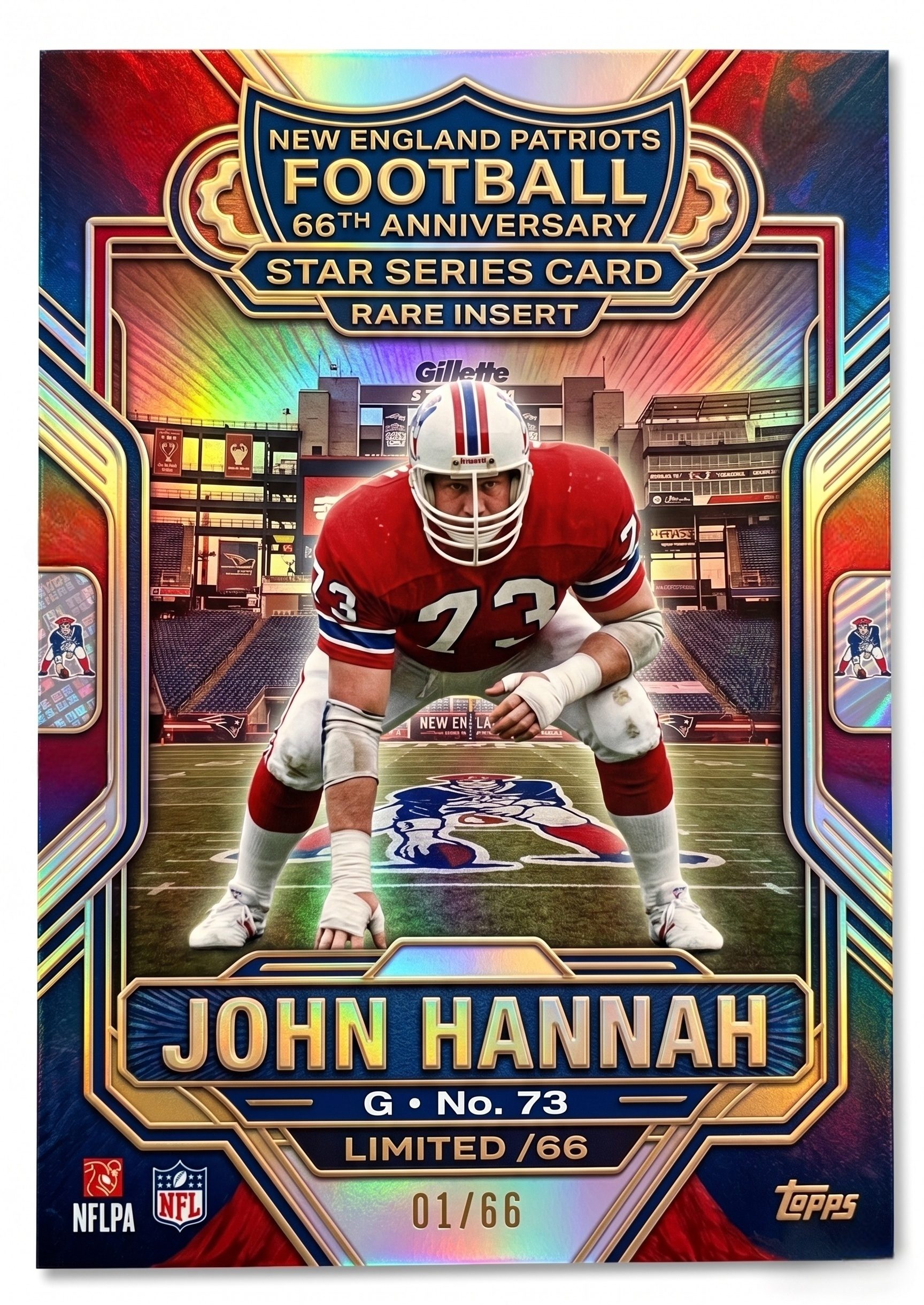 New England Patriots 66th Anniversary Cards 🏈🔥
