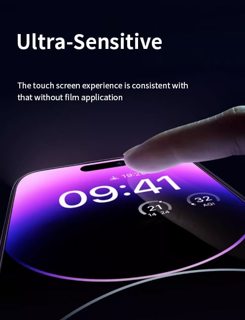 [20 Sekunden zum Anbringen der gehärteten Telefonfolie]Auto Alignment Kit Displayschutzfolie kompatibel mit iPhone