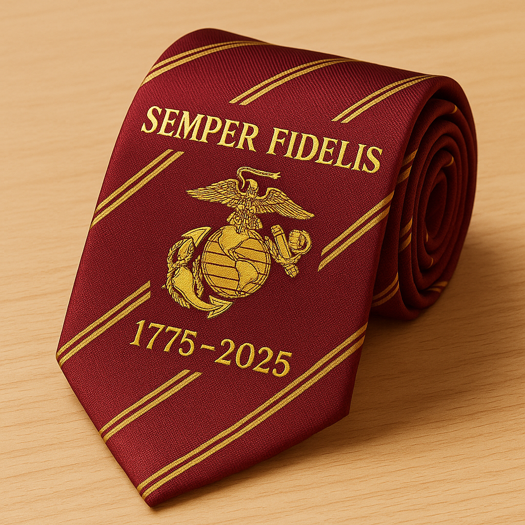 250th Anniversary Military Commemorative Tie