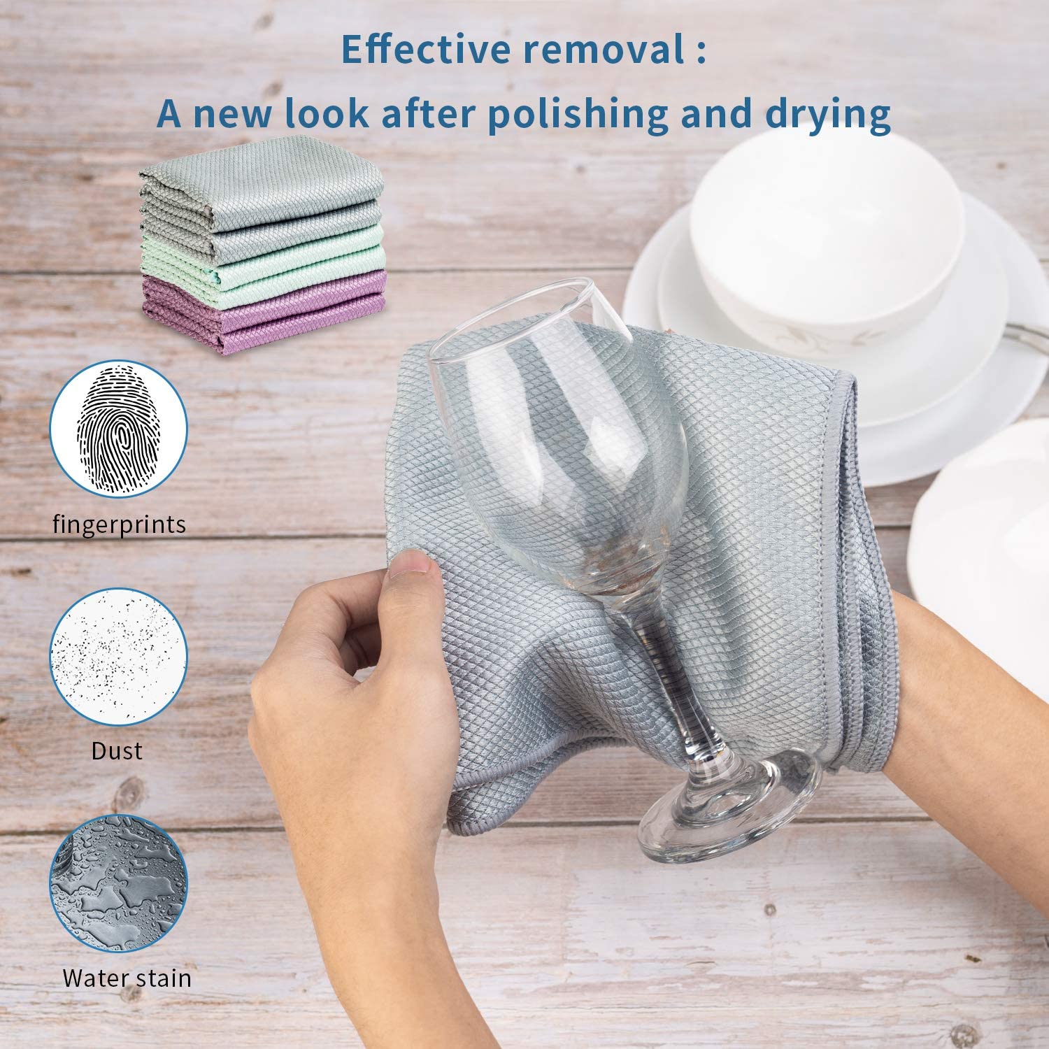 (🔥CLEARANCE SALE NOW-48% OFF)Fish Scale Microfiber Cleaning Cloth(BUY 5 GET 3 FREE & FREE SHIPPING)