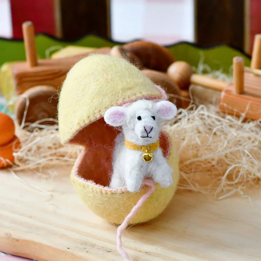 Handmade Felt Surprise Egg with Mini Animal For Easter,Mom's Day🔥Buy 3 Free Shipping
