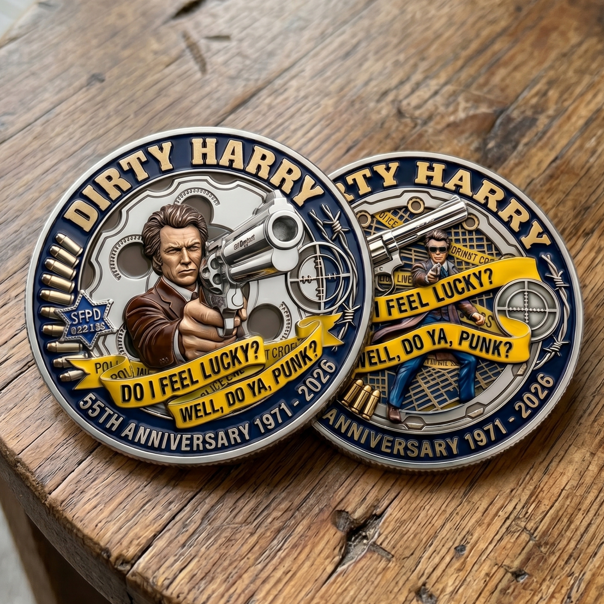 Dirty Harry 55th Anniversary Collector Coin