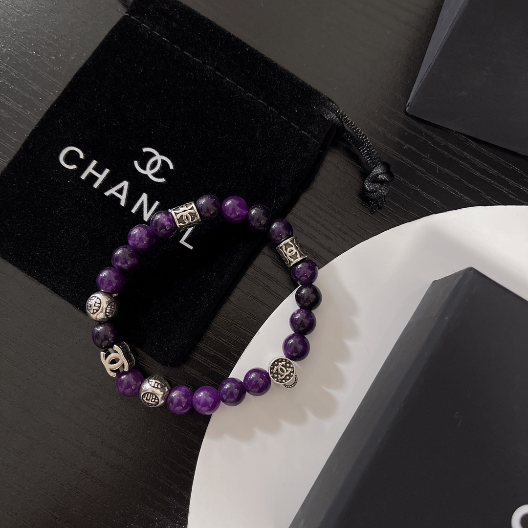 Chanel natural stone bracelet