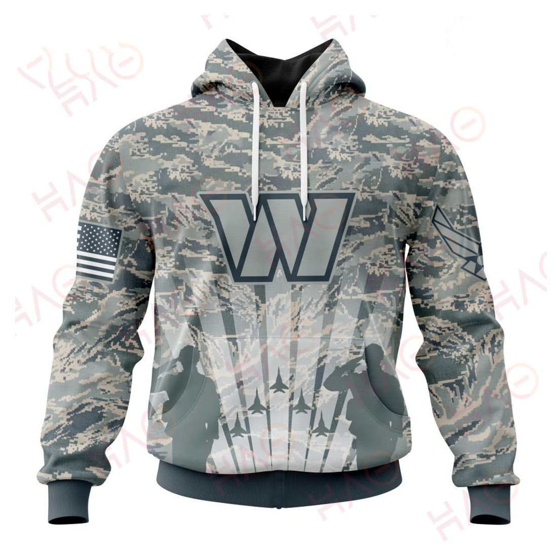 WASHINGTON 3D HOODIE US AIR FORCE