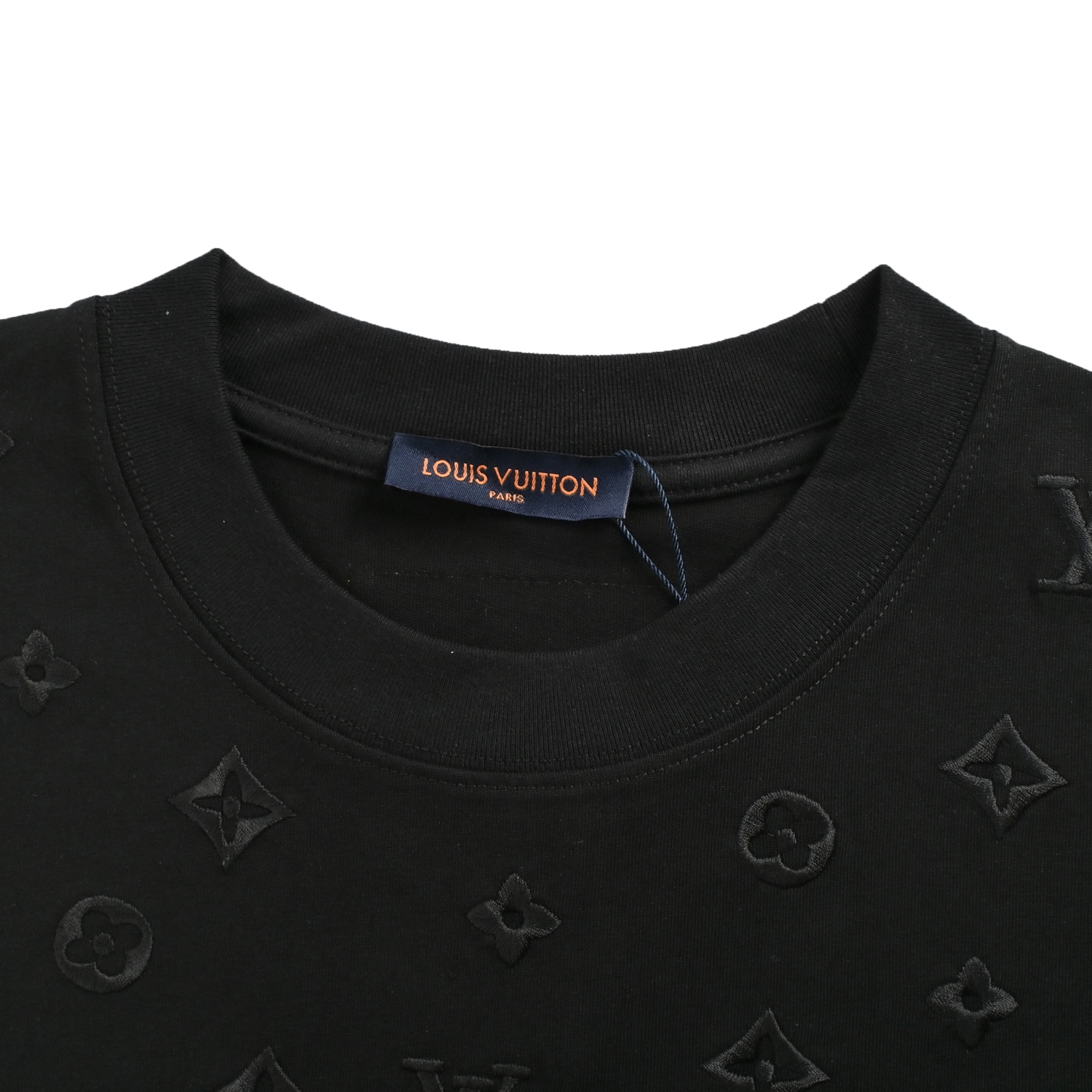 Louis Vuitton 25ss obscure monogram logo embroidered short sleeves
