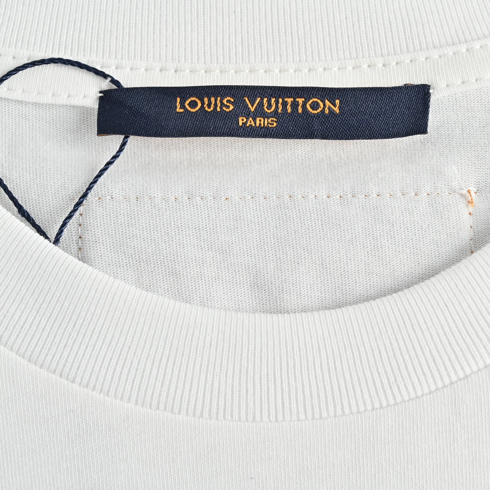 Louis Vuitton 23ss rainbow lettering short sleeves