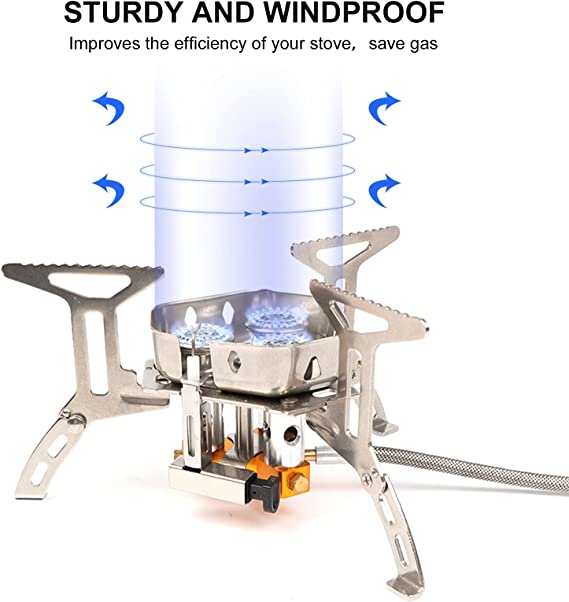 🔥Last Day Promotion-[SAVE 60% OFF]--New Upgrade Camping Outdoor Windproof Gas Burner(Blue Fire)--BUY 2 GET 10% OFF & FREE SHIPPING