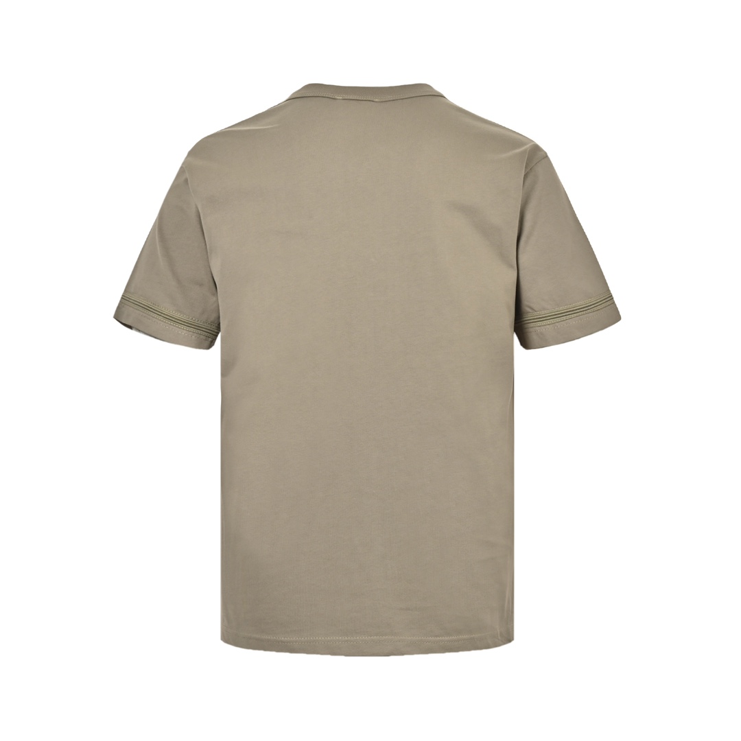 Dior & Stone Island joint embroidered letter logo short sleeve