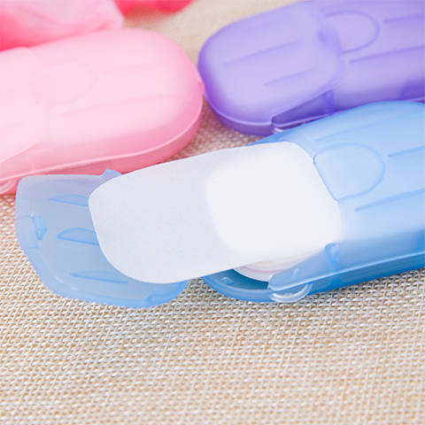 Portable Soluble Disinfectant Soap Paper (20 Sheets)