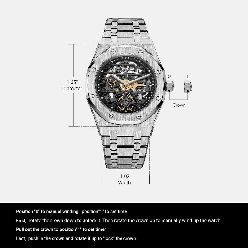 [New Arrival] FM019 Skeleton Luminous Automatic Watch (Limited Edition