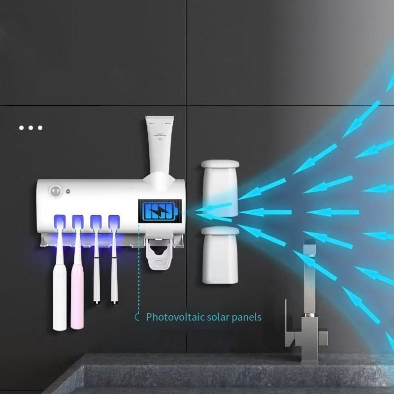 (🔥Last Day Promotion-SAVE 60% OFF) 3-in-1 Ultraviolet Toothbrush Sanitizer Case