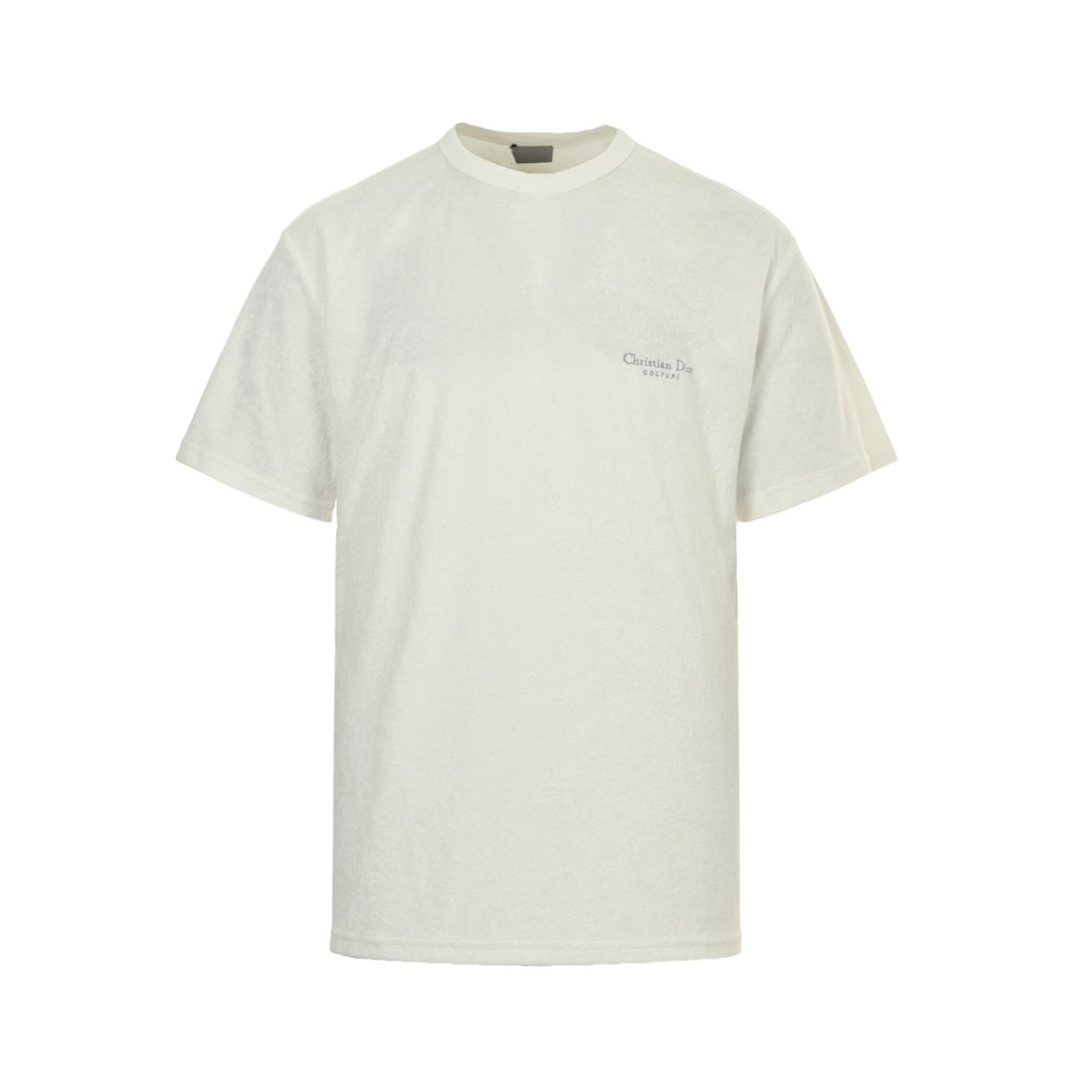 Dior 25ss small logo embroidered terry short sleeves