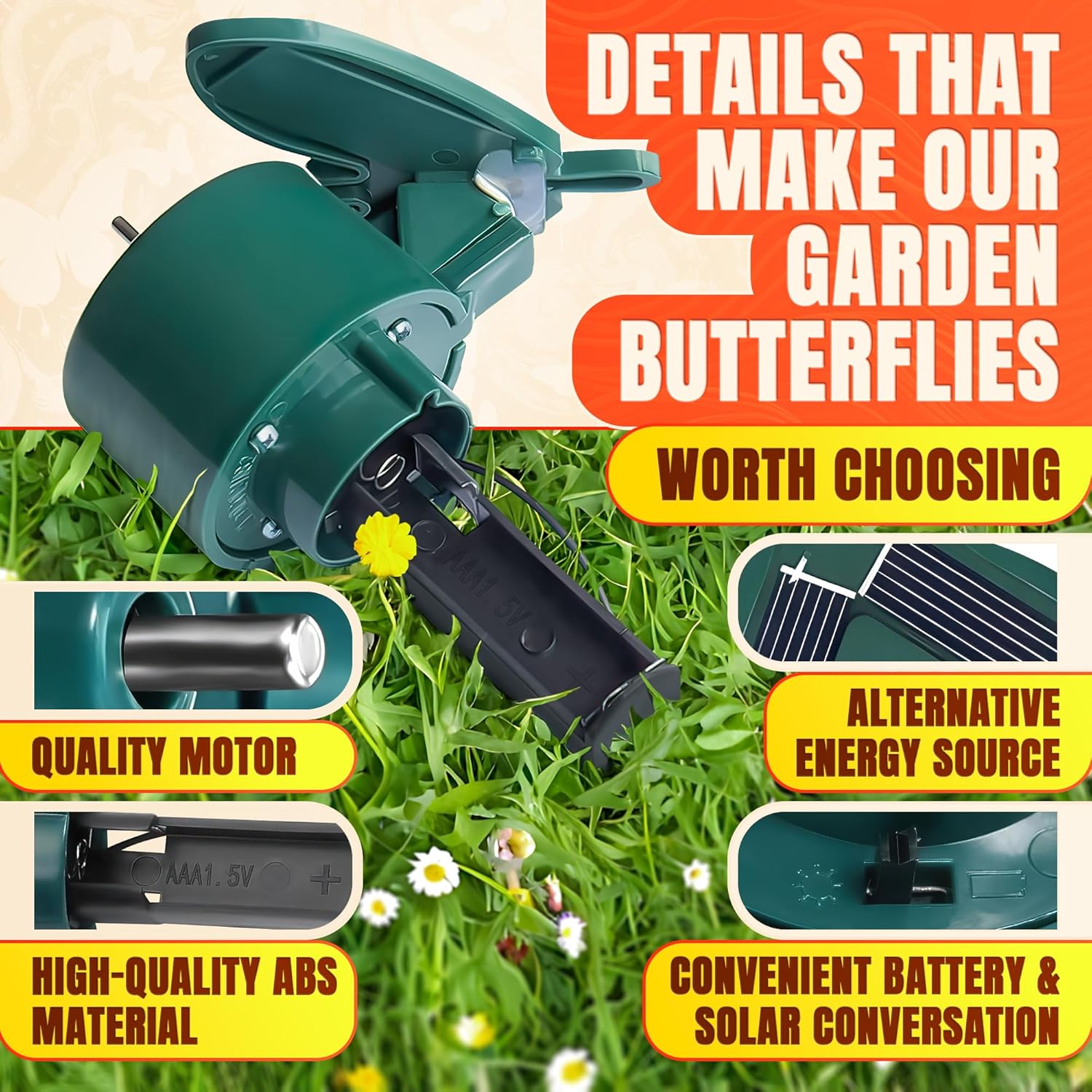 🔥On Sale🔥Flying Butterfly Garden Stakes Decorative