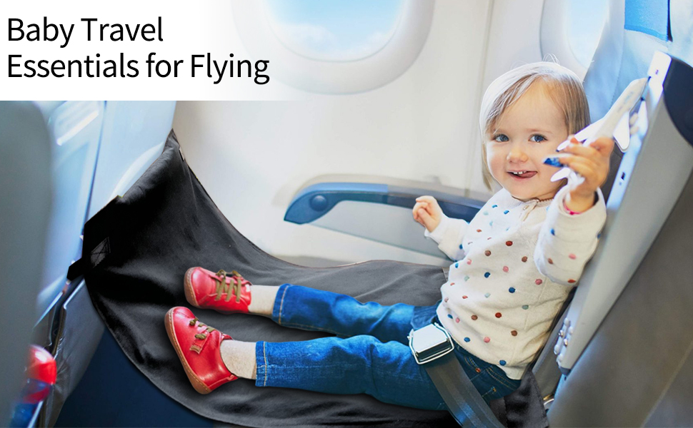 Kids Portable Airplane Travel Accessories Footstool Seat Extender