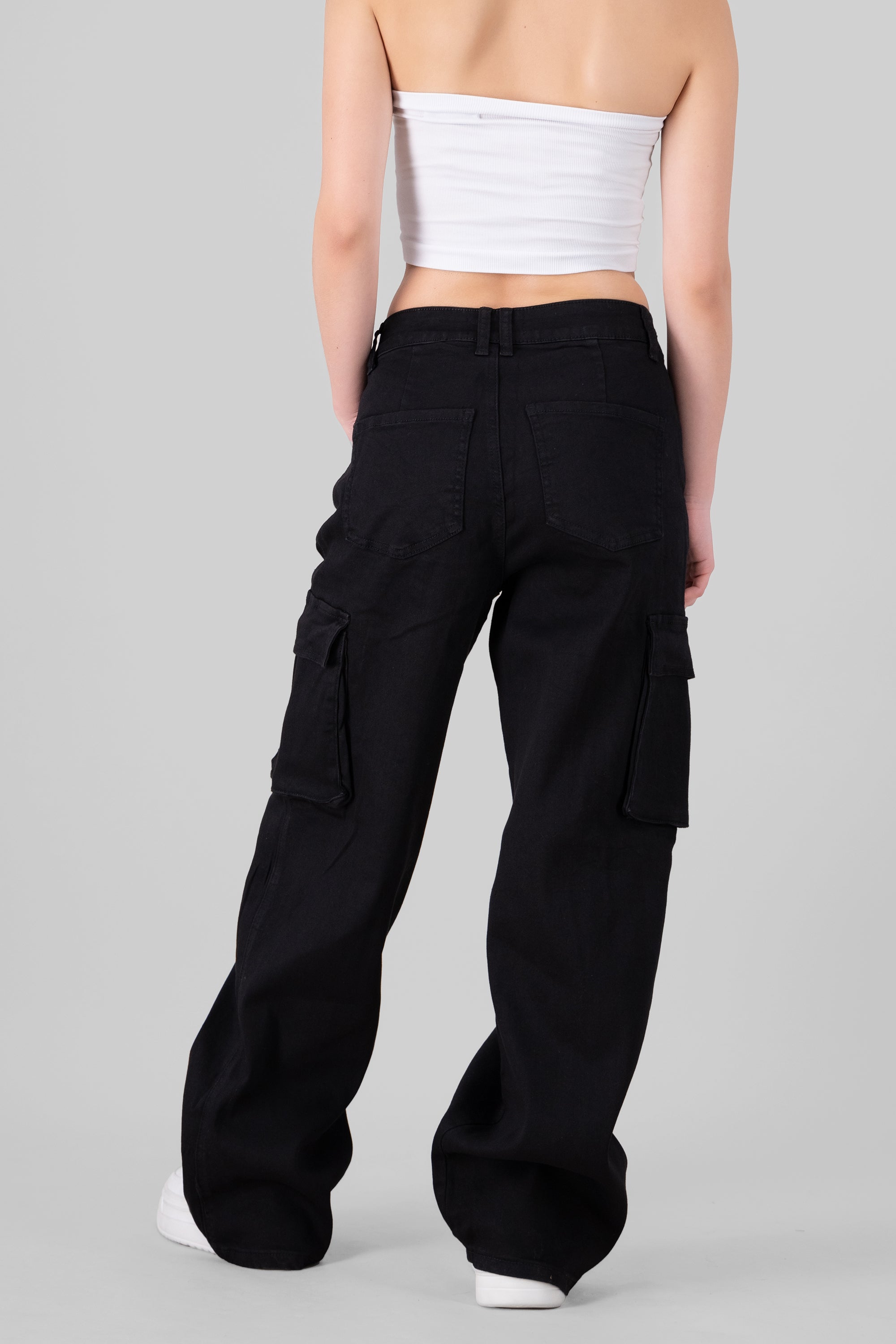 Cargo Jeans With Buckle