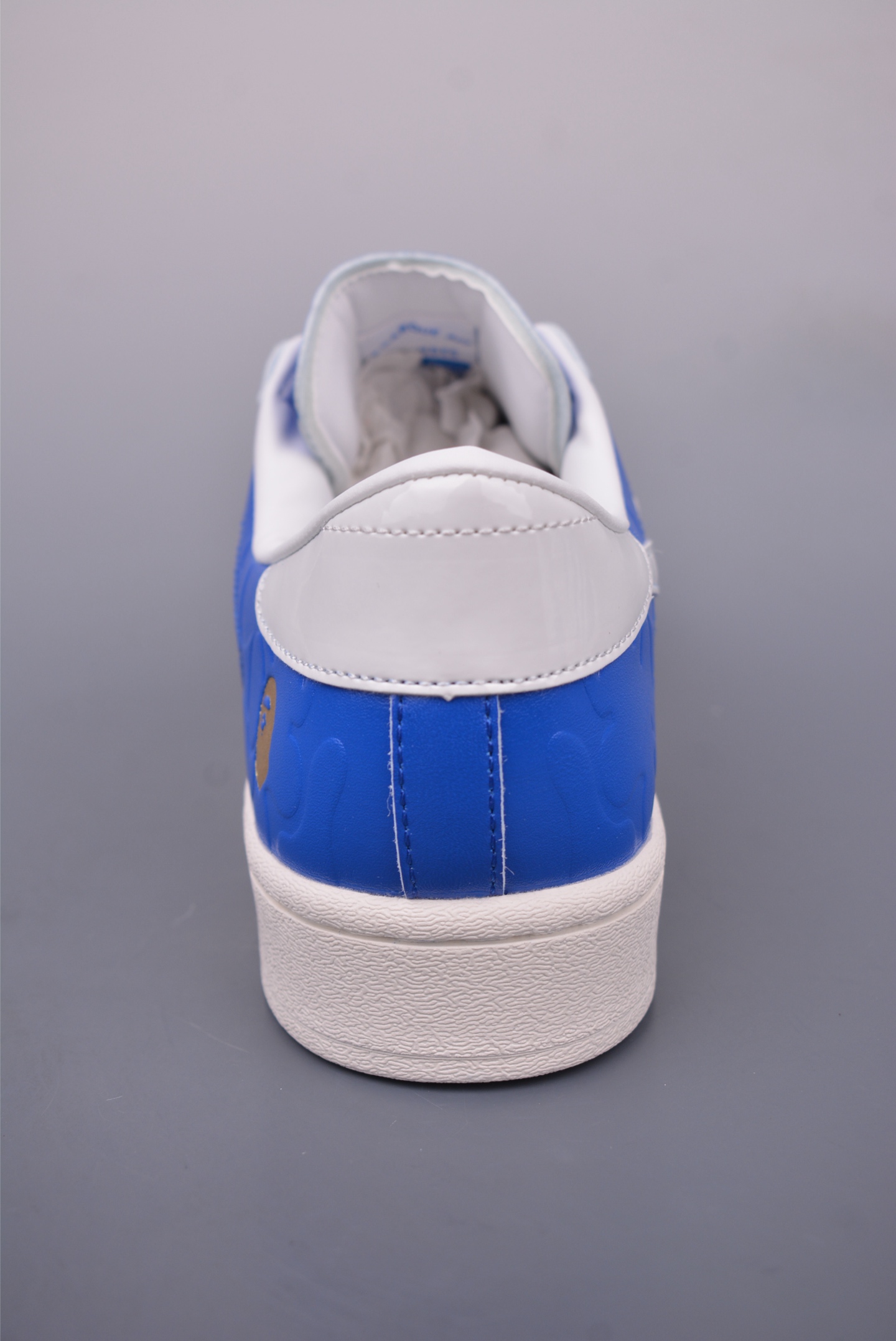 BAPE x Adidas Originals Superstar 80s Sneakers Joint Blue, White and Gold JR2702