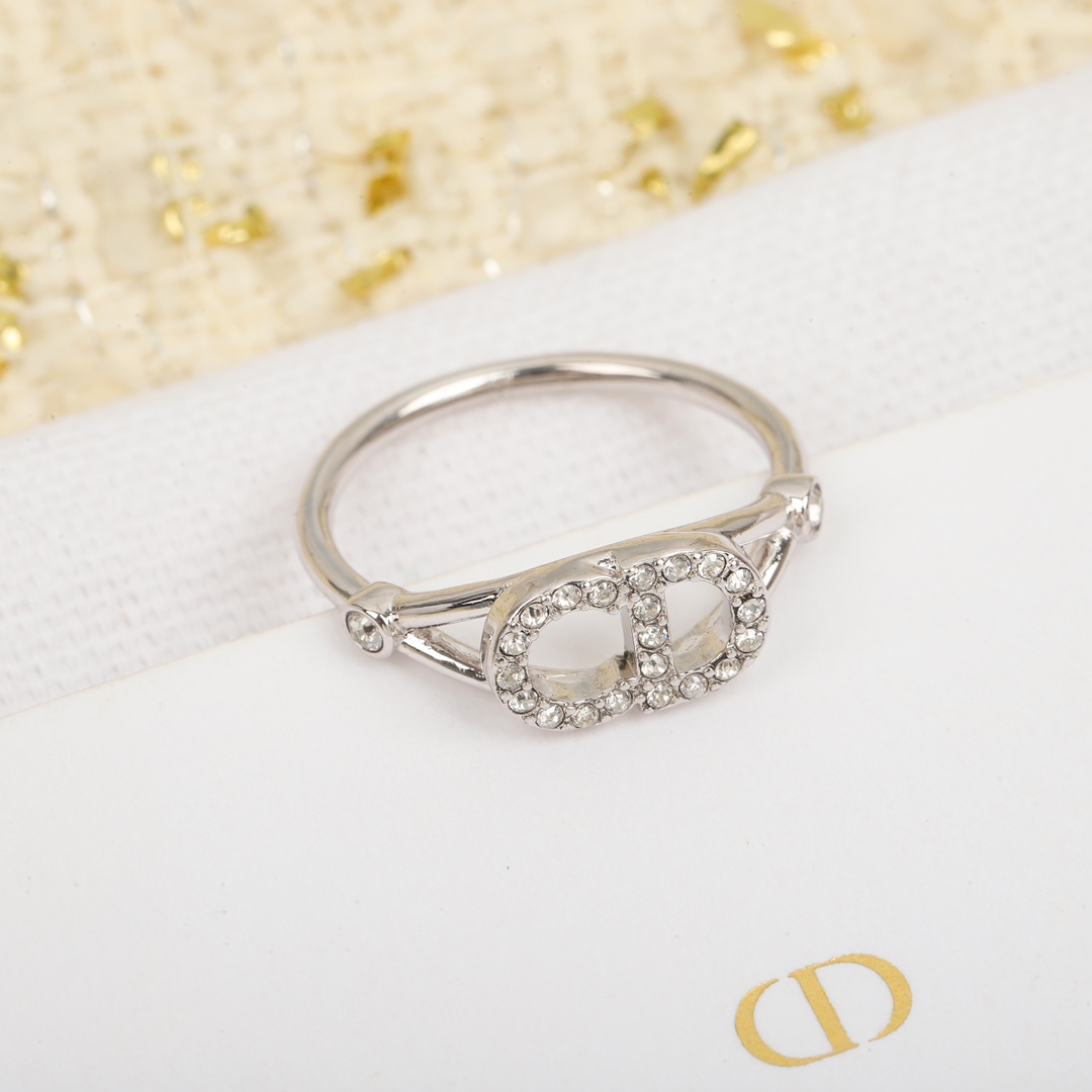 Dior Alphabet Full Diamond Ring