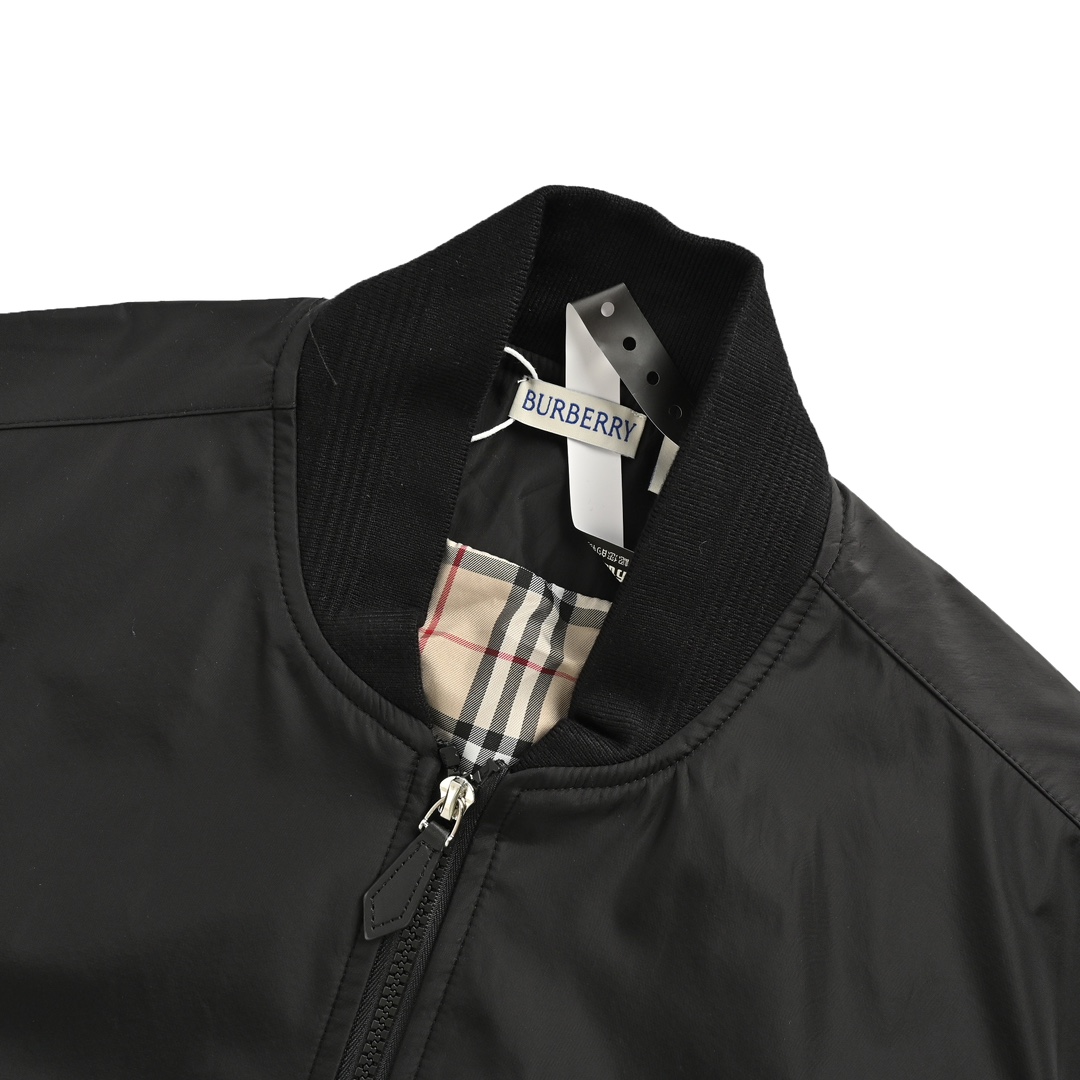 Burberry 24Fw embroidered lettering warhorse jacket