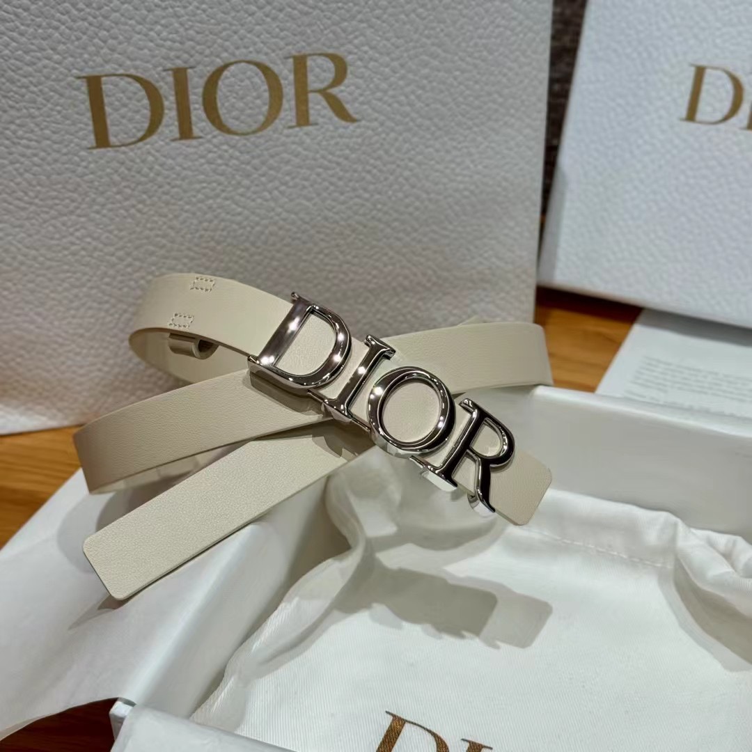 Dior Cowhide Women's Belt 2.0CM Width