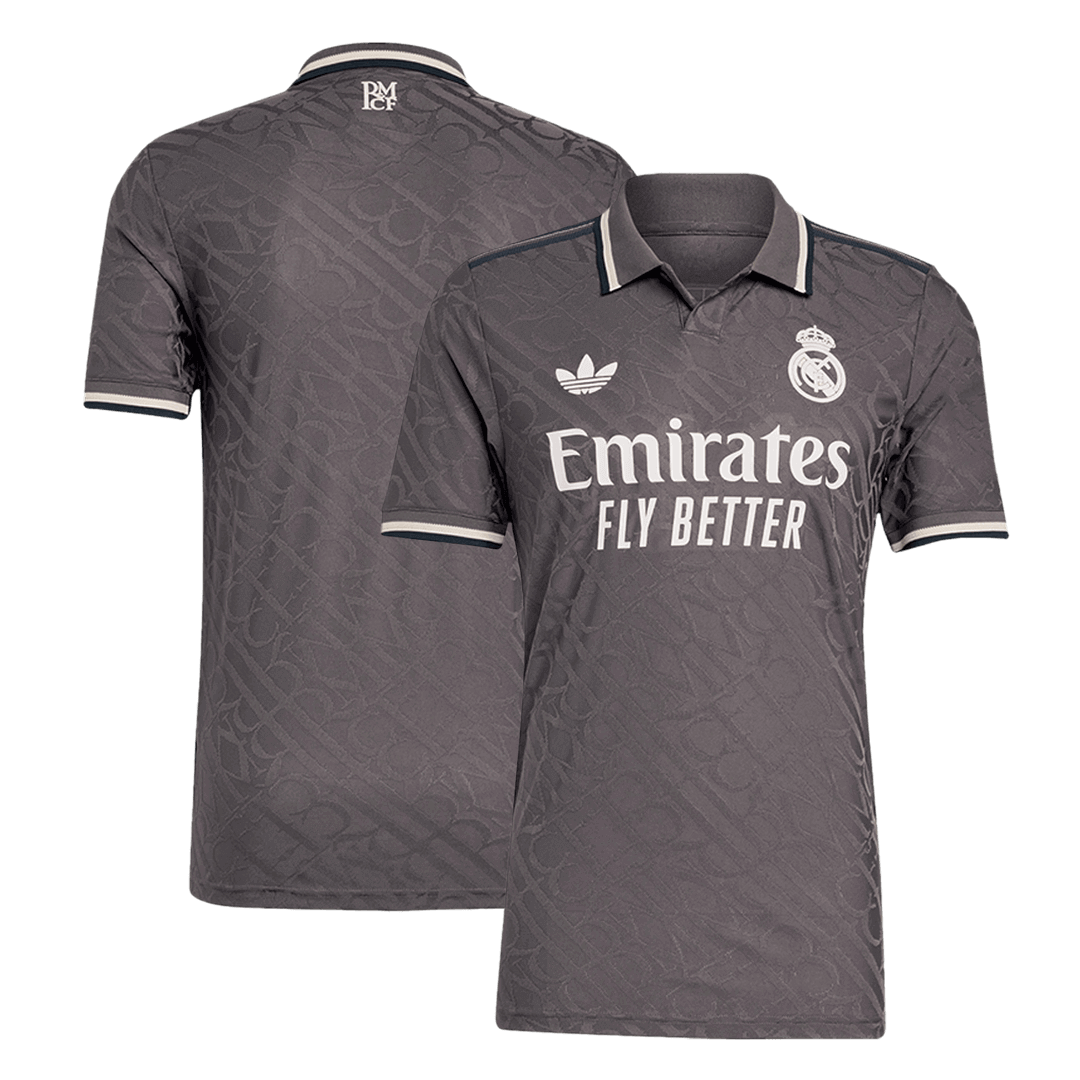 Authentic Real Madrid football shirt for the third away season 2024/25