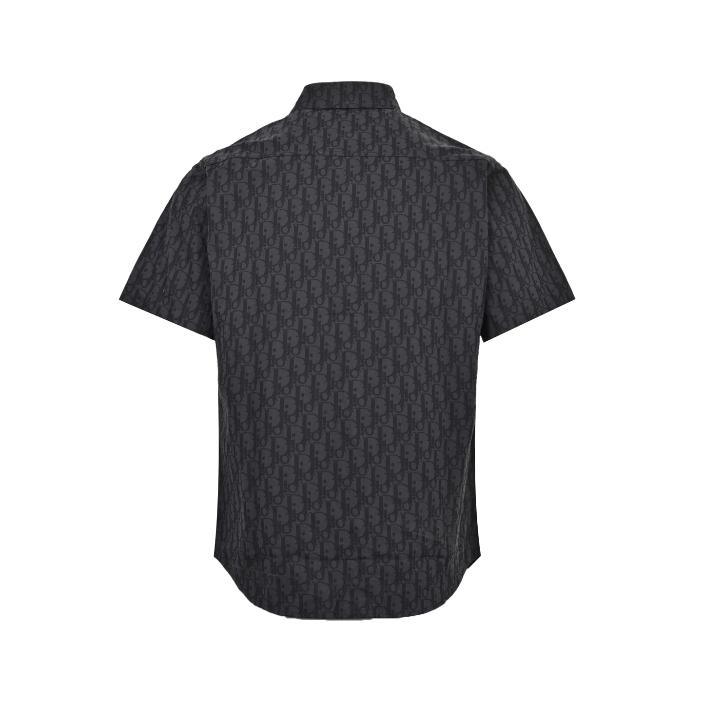 Dior 25ss full print denim short sleeve shirt