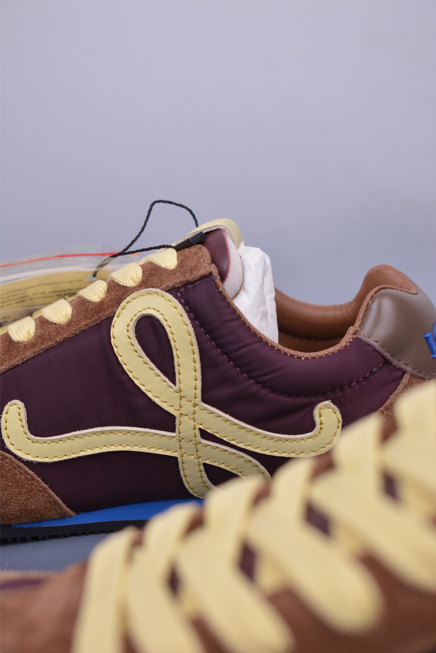 Loewe Ballet Runner 2.0 Sneakers Brown Blue Yellow MBR2282X01-4865