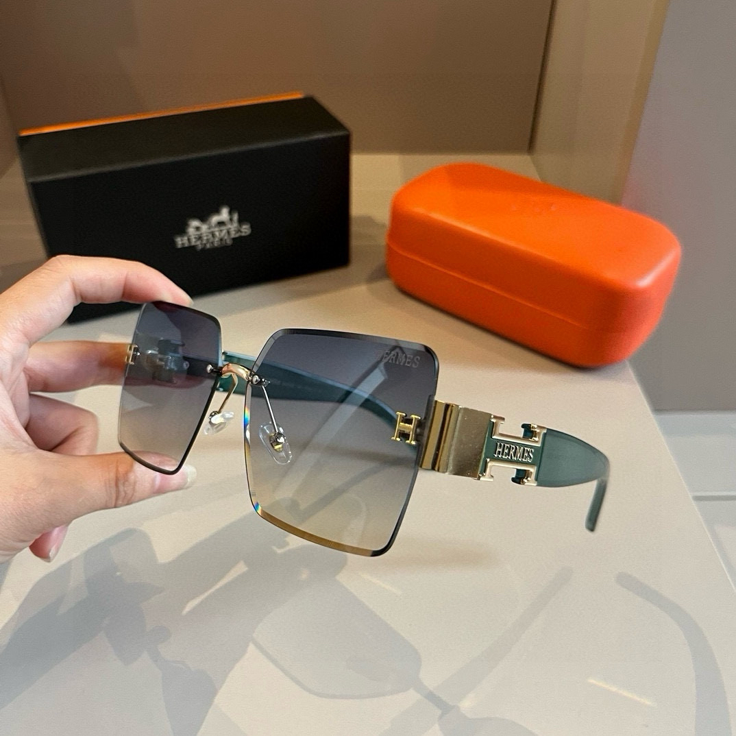Hermes rimless sunglasses
