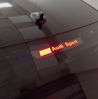 Rear Brake Light Pattern Sticker