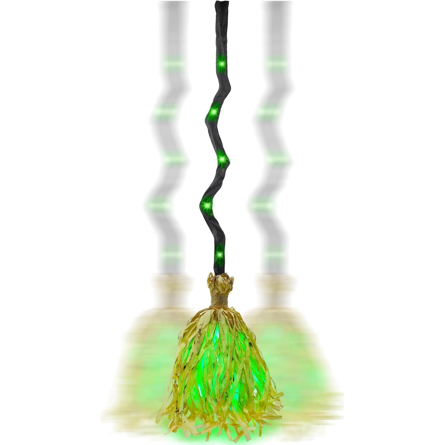 ⚡Flash Sale⚡Halloween Mobile Glowing Witch Broom with Spooky Sounds