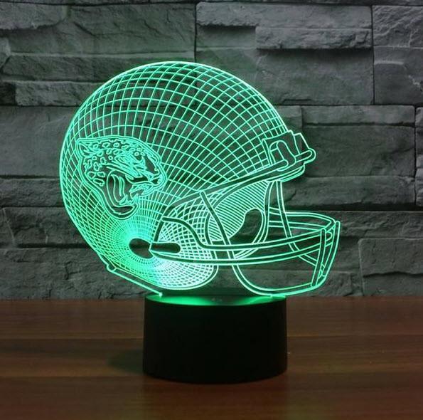 JACKSONVILLE JAGUARS 3D LED LIGHT LAMP