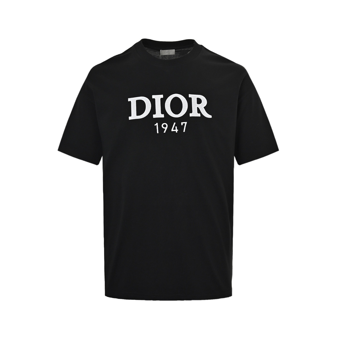Dior 25ss short-sleeved shirt with embroidered logo and lettering
