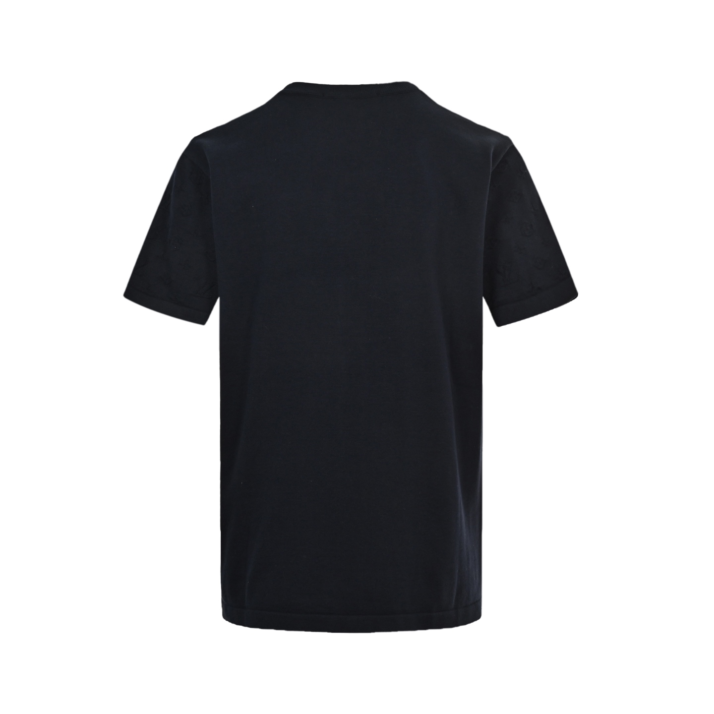 Louis Vuitton 25ss sleeve monogram jacquard knit short sleeve